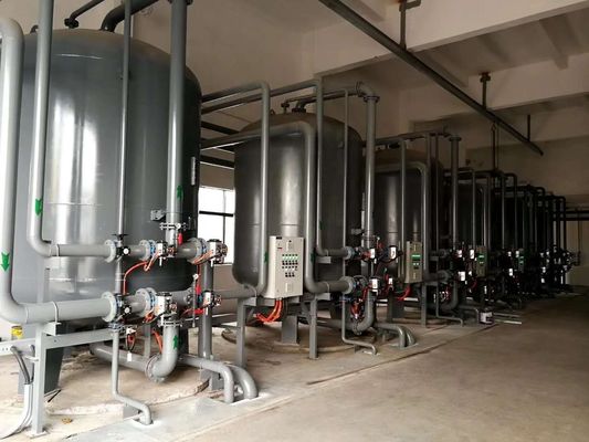 SS304/SS316 Water Nozzle TPSF Automatic Backflush Quartz Sand Filter for Water Treatment