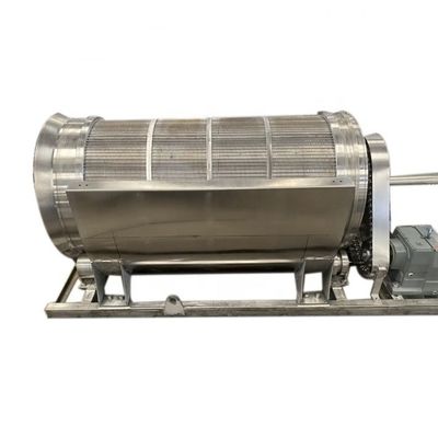 Industrial Wastewater External Feed Water Drum Filter with Electric Auto Control PLC Siemens