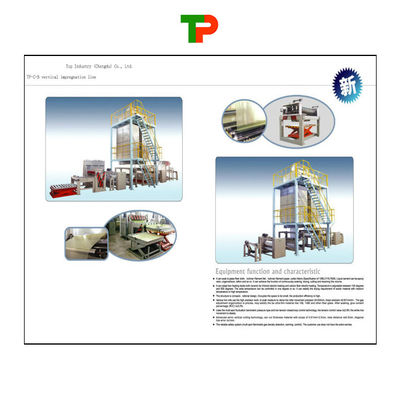 Wood Working Electronic Glass Cloth Impregnation Line with Fast Production Speed