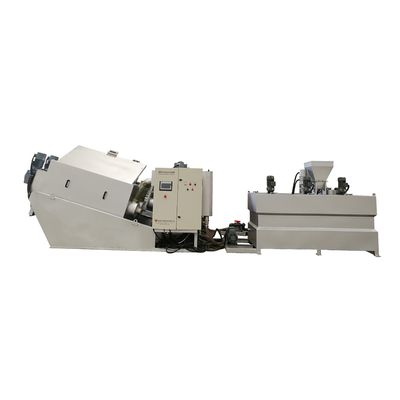 Volute Screw Press for Sludge Dewatering in Textile Wastewater Treatment Weight 90 kg