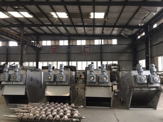 Field Maintenance Volute Sludge Dewatering Screw Press for Textile Wastewater Treatment
