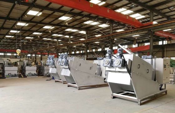 Screw Filter Press / Screw Sludge Dehydrator / Sludge Dewatering Machine for Dewatering