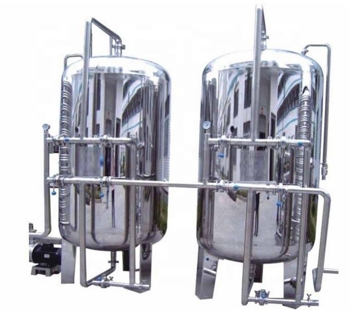 SS304/SS316 Water Nozzle TPSF Automatic Backflush Quartz Sand Filter for Water Treatment