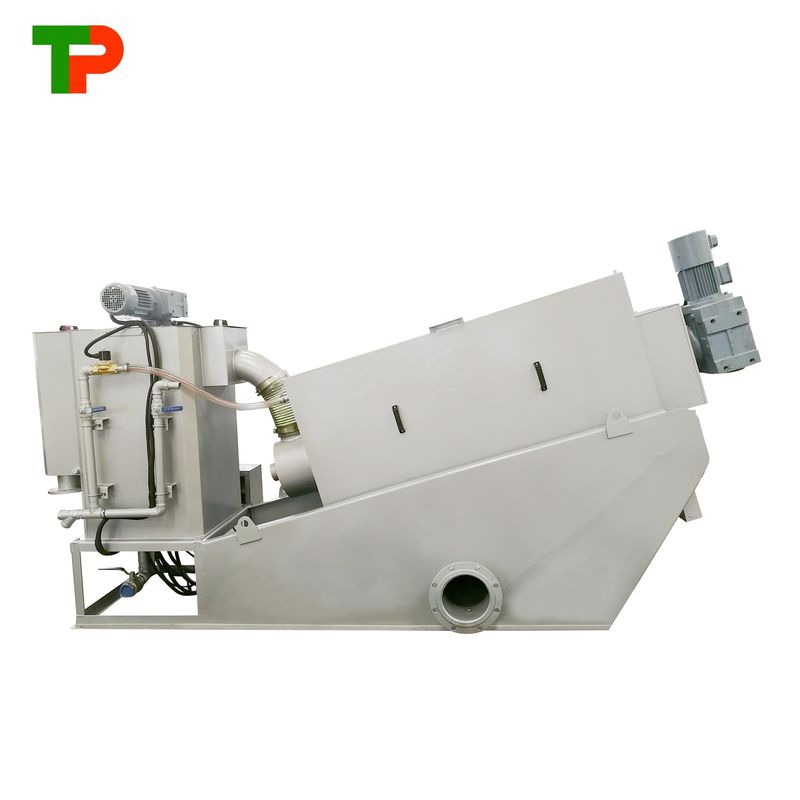 Water Treatment Sludge Separator Supply Dewatering Screw Press From Top
