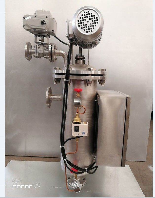 Self Cleaning Rotary Drum Filter for Water Treatment 145L Volume 500L/Hour Productivity